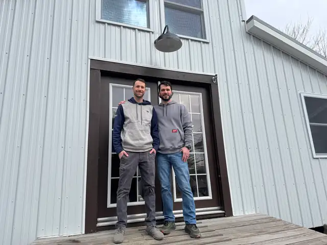 Ryan and Kevin Laplante of Laplante Cabinetry in Gray, Maine